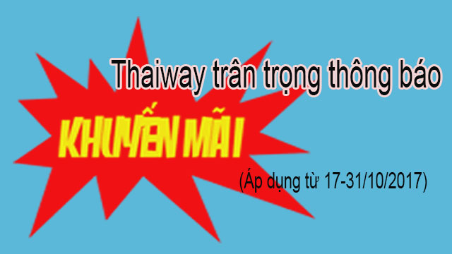 Khuyến mại cuối tháng 10-2017