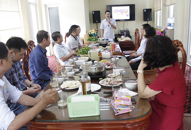 Chủ tịch Vũ Công Trìu phát biểu