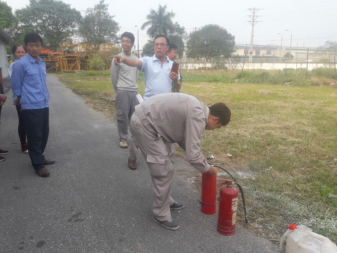 Tập huấn về công tác PCCC năm 2020