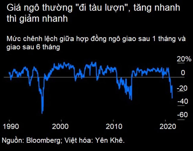 Giá ngô tăng cao nhất trong 9 năm.