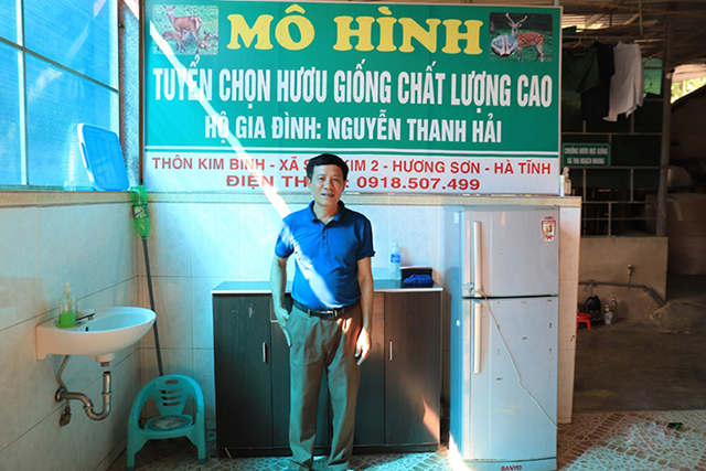 Mô hình nuôi hươu sao ở Hà Tĩnh